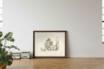 Framed room mockup - leaning