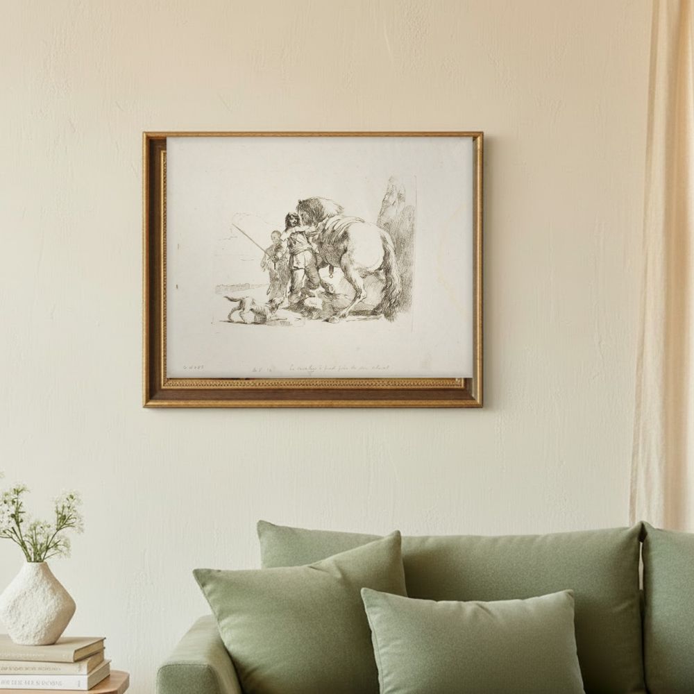 Framed room mockup - sage