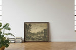Framed room mockup - leaning