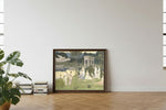 Framed room mockup - leaning