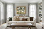 Framed room mockup - gold