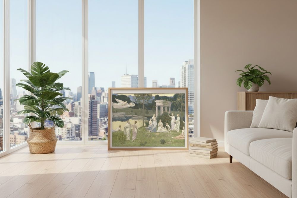 Framed room mockup - loft