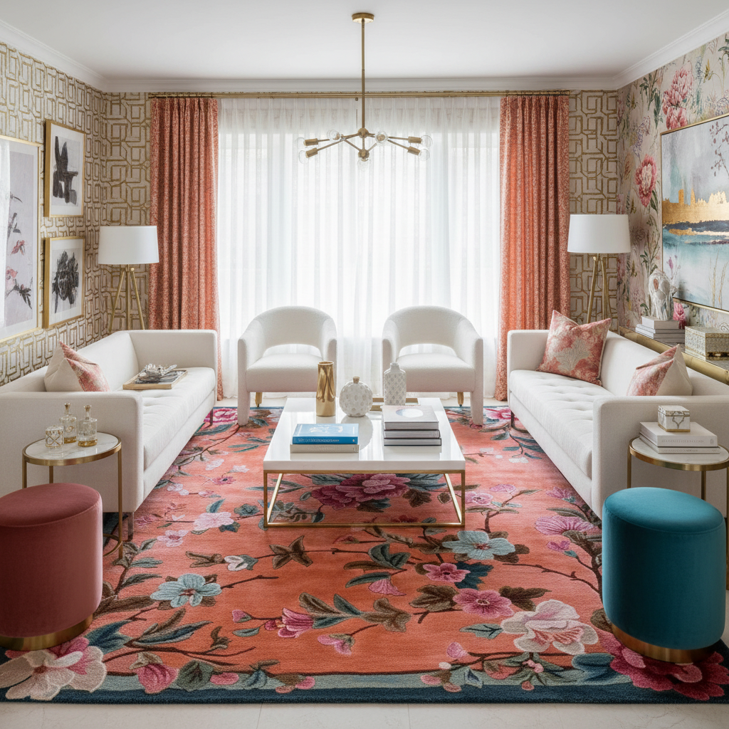 The Secret Garden Hand Knotted Rug