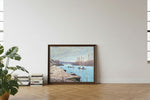 Framed room mockup - leaning