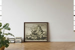 Framed room mockup - leaning