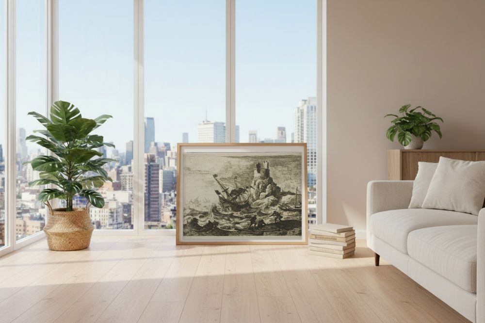 Framed room mockup - loft