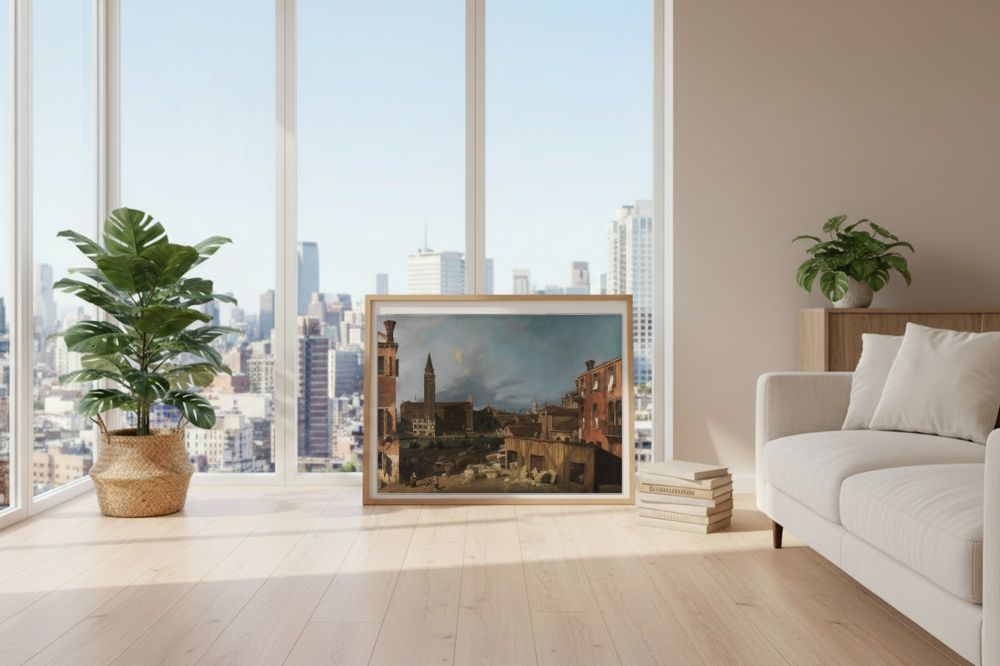 Framed room mockup - loft