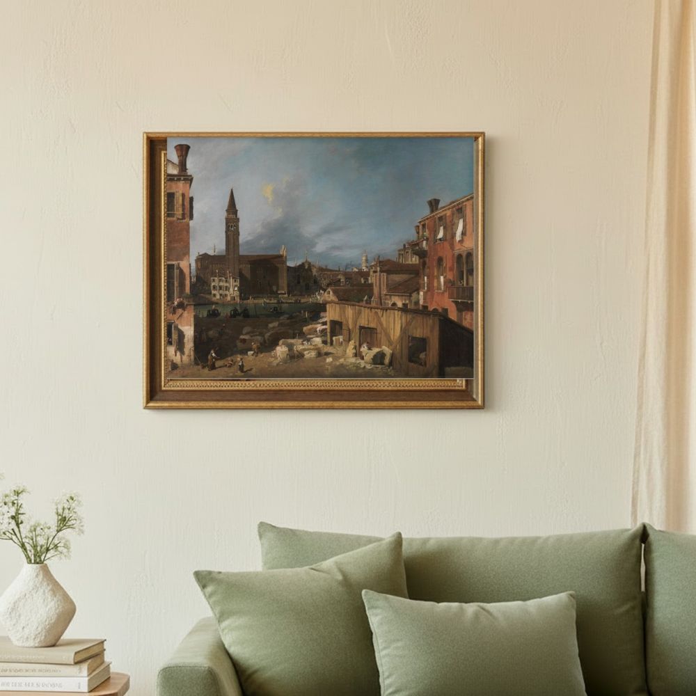 Framed room mockup - sage