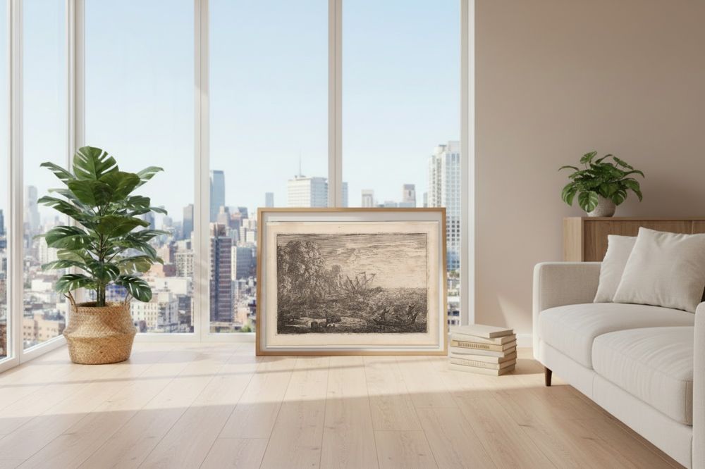 Framed room mockup - loft