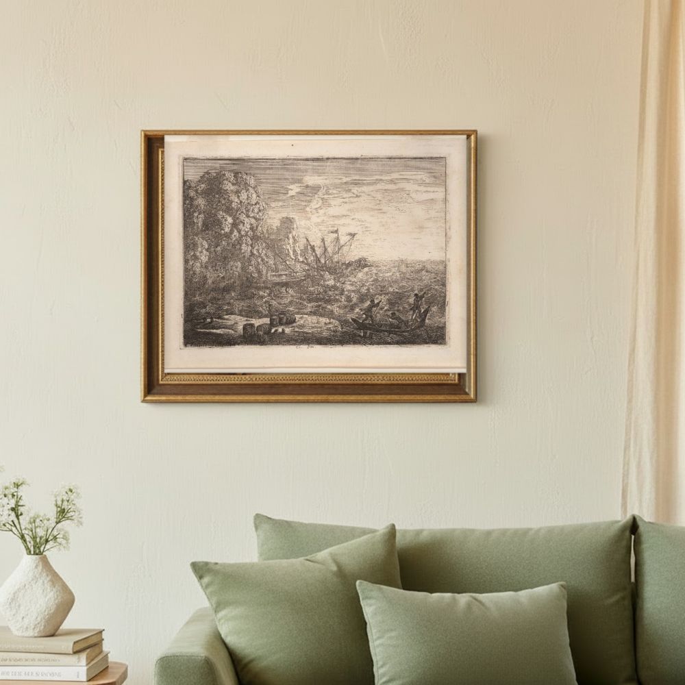 Framed room mockup - sage