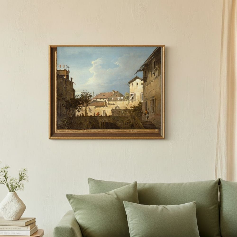 Framed room mockup - sage