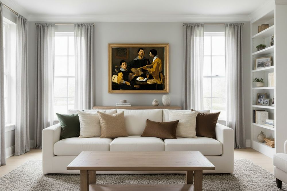 Framed room mockup - gold
