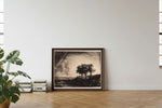 Framed room mockup - leaning