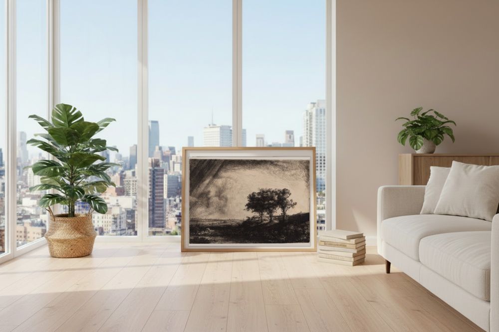Framed room mockup - loft