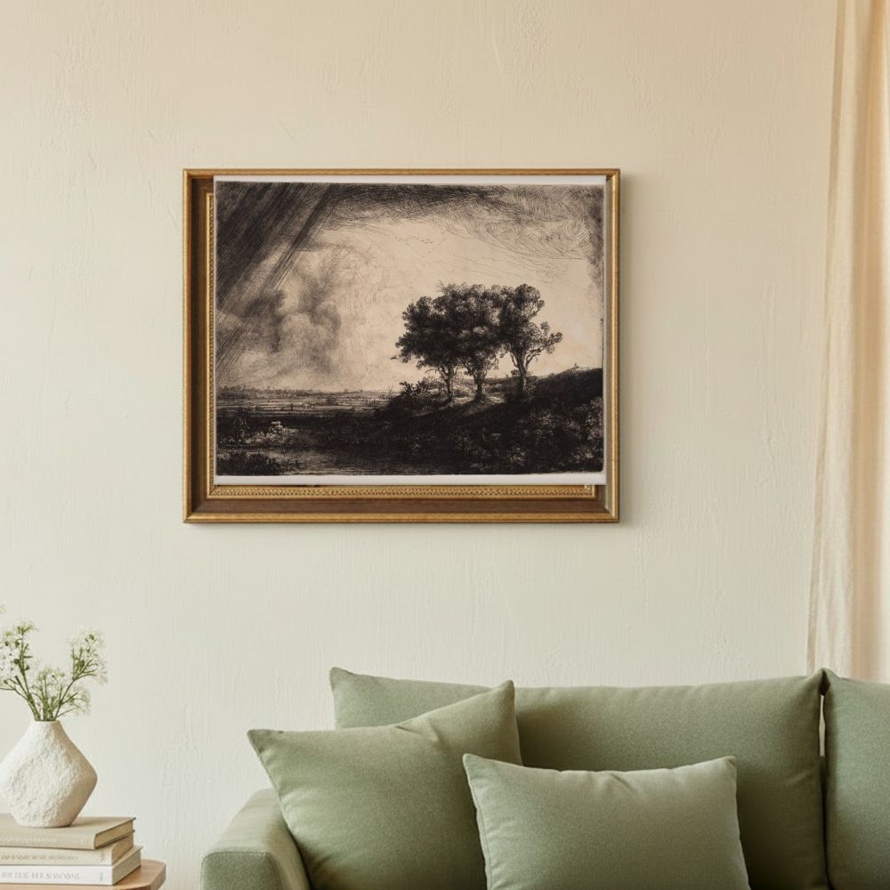 Framed room mockup - sage