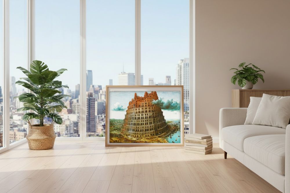 Framed room mockup - loft