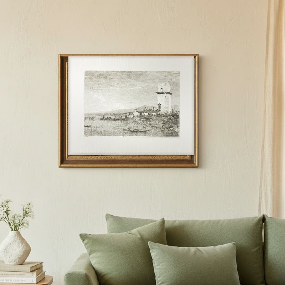 Framed room mockup - sage