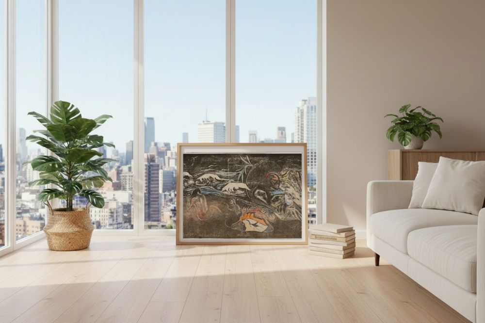 Framed room mockup - loft