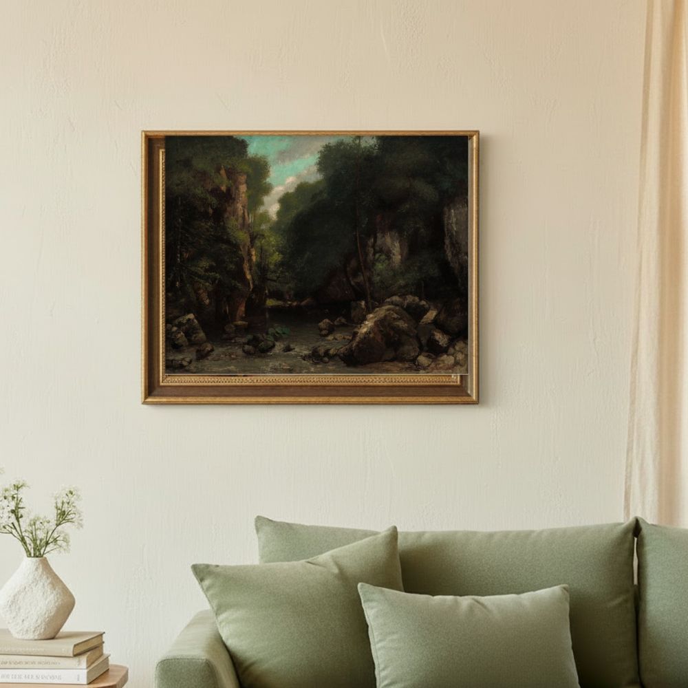 Framed room mockup - sage
