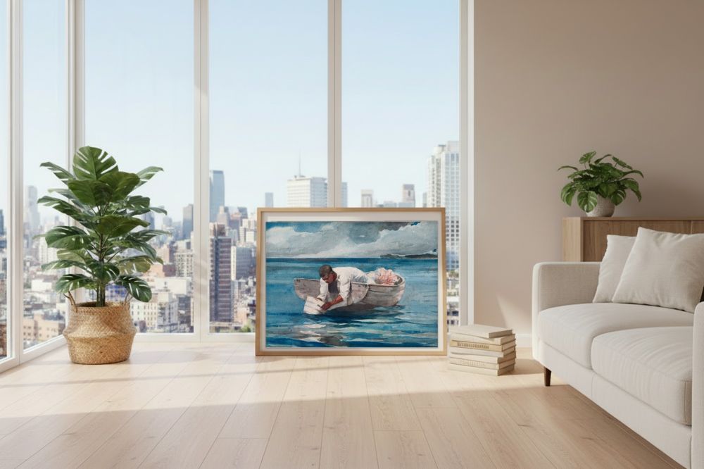 Framed room mockup - loft