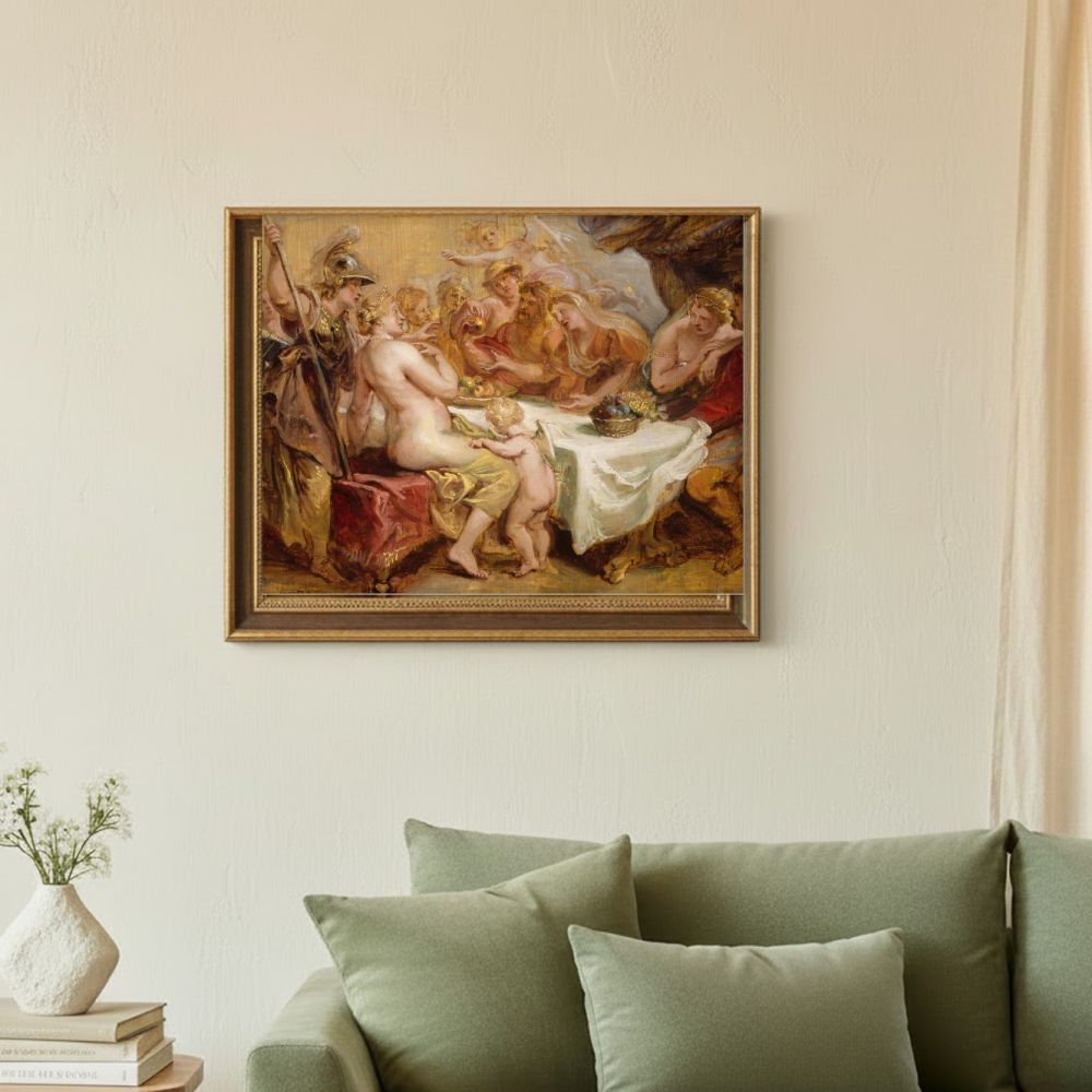 Framed room mockup - sage
