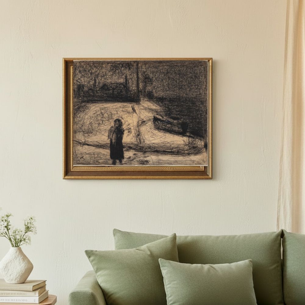 Framed room mockup - sage