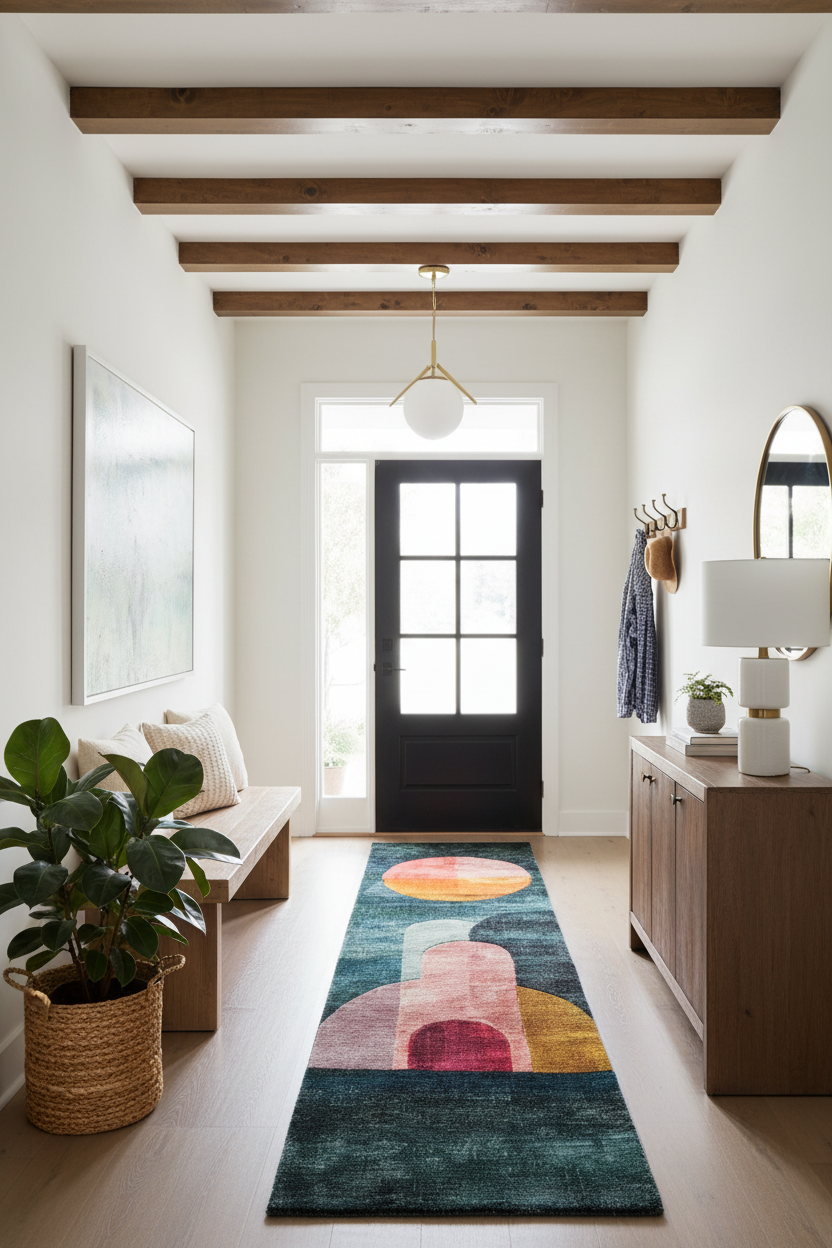 Shapes Cape Hand Tufted Wool Runner Rug