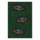 Three Evil Eyes Green Hand Tufted Wool Rug - MAIA HOMES