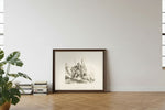 Framed room mockup - leaning