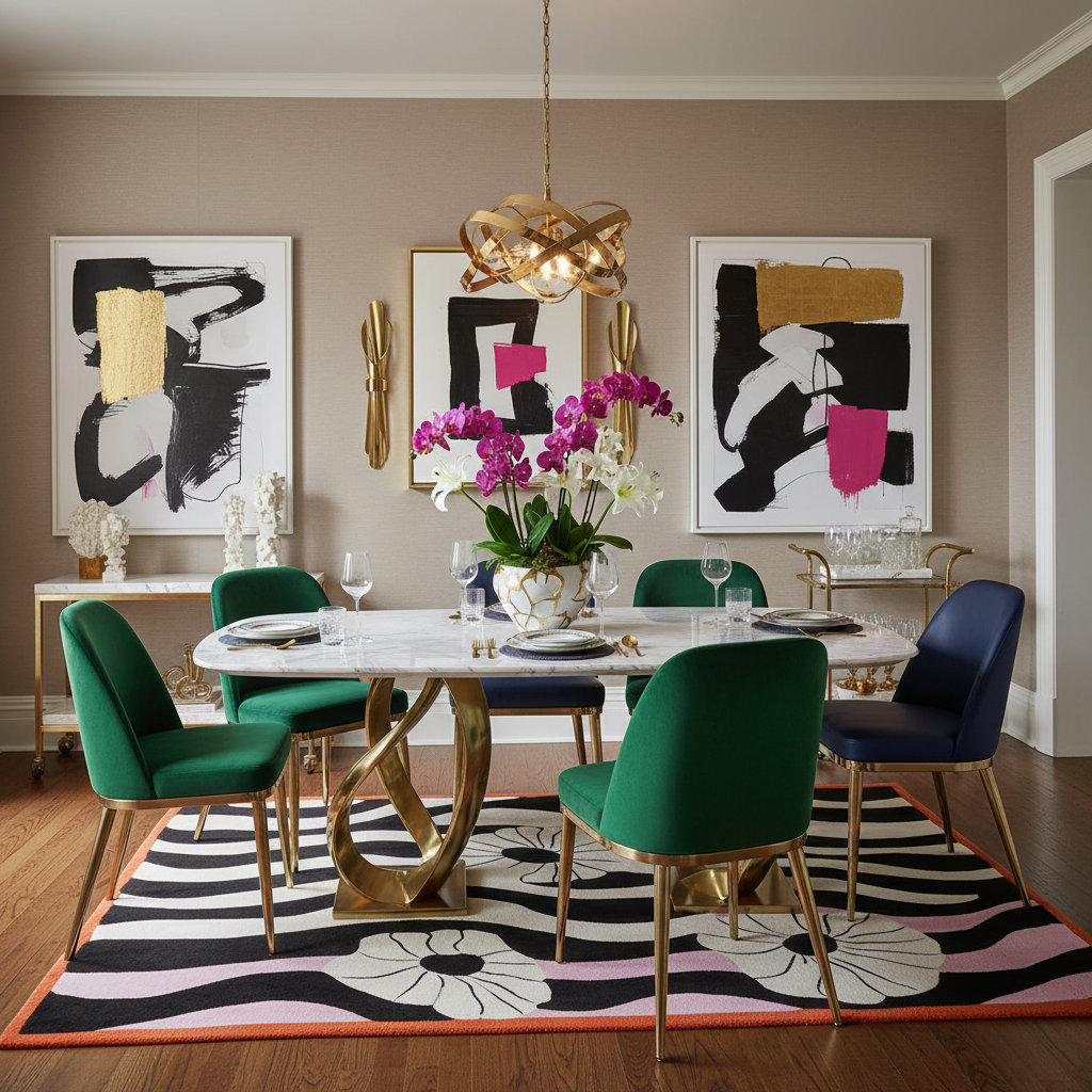 Tidal Contours Hand Tufted Wool Rug