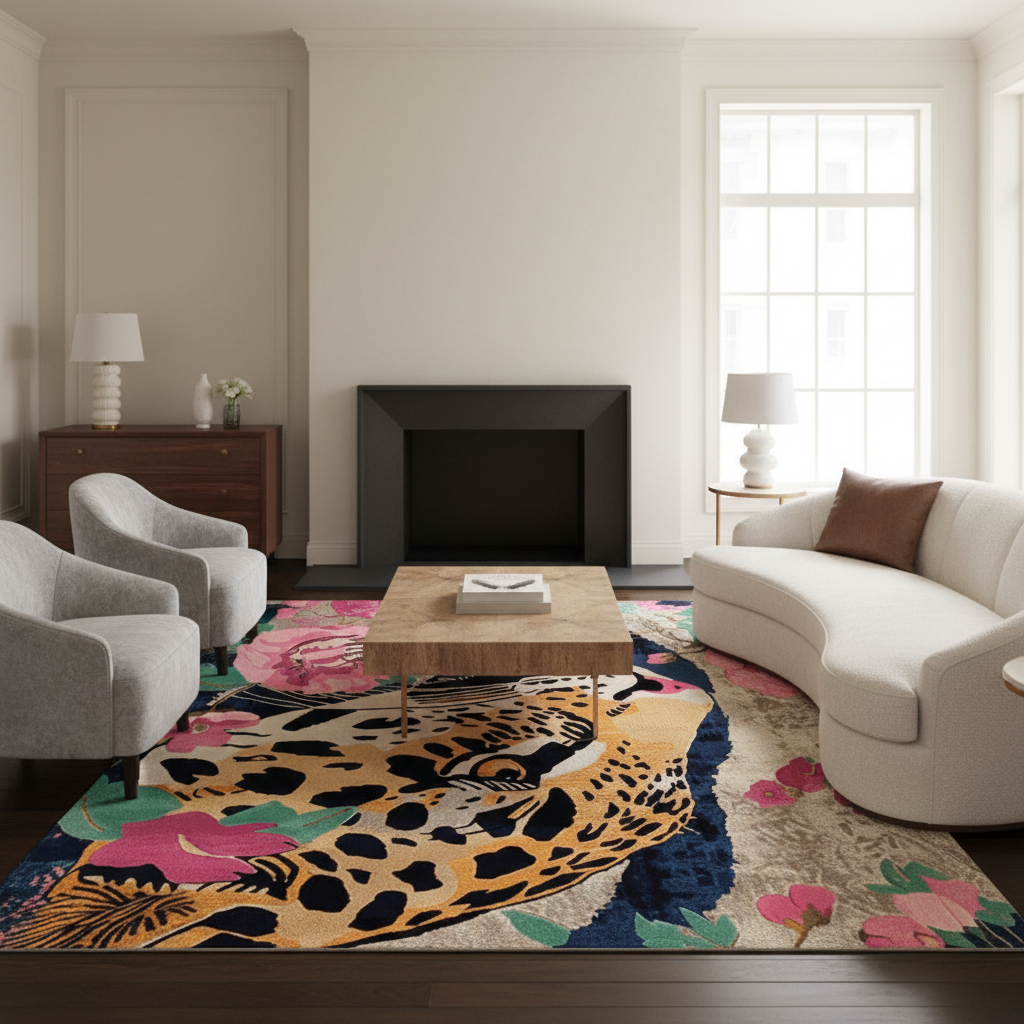 Tiger Dream Hand Tufted Rug