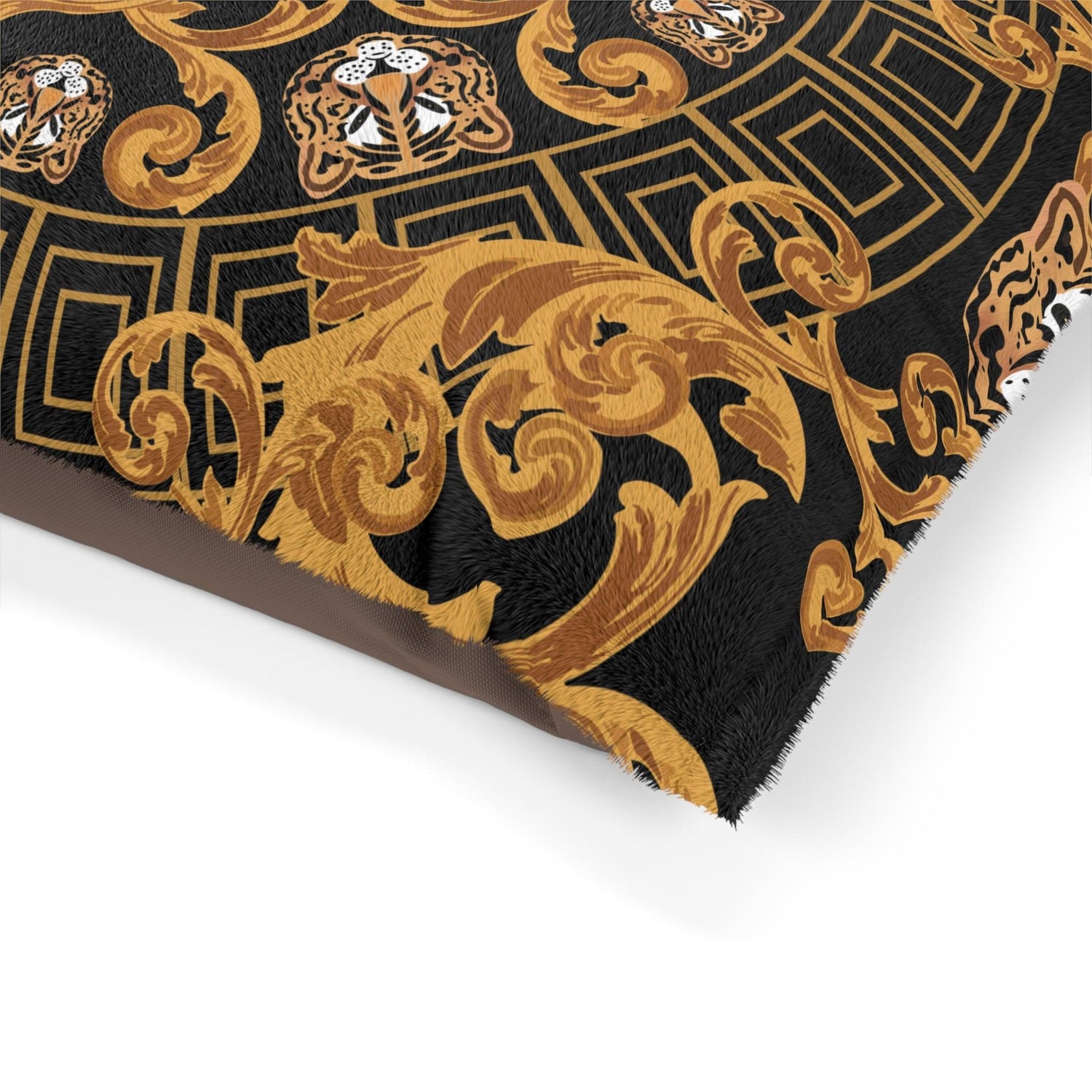 Tiger Face Royal Black Pet Bed