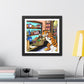 Tiger Grocery Shopping Framed Poster Wall Art - MAIA HOMES