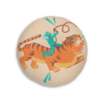Tiger Rodeo Tufted Round Floor Pillow - MAIA HOMES