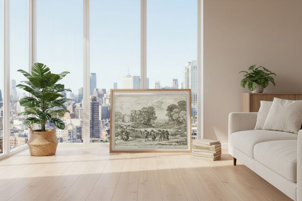 Framed room mockup - loft