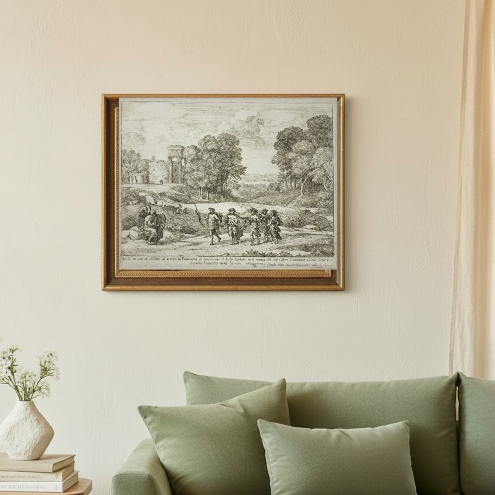 Framed room mockup - sage