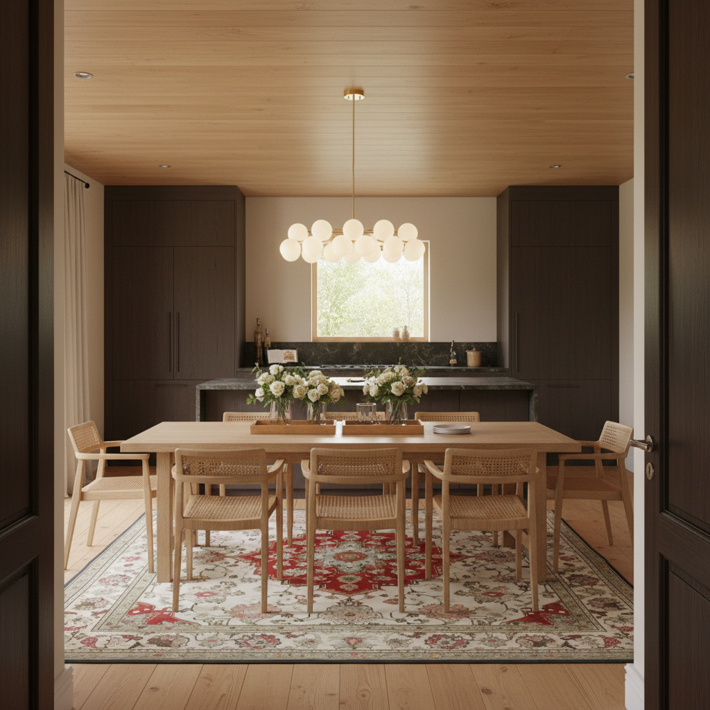 Timeless Petals Hand Knotted Area Rug