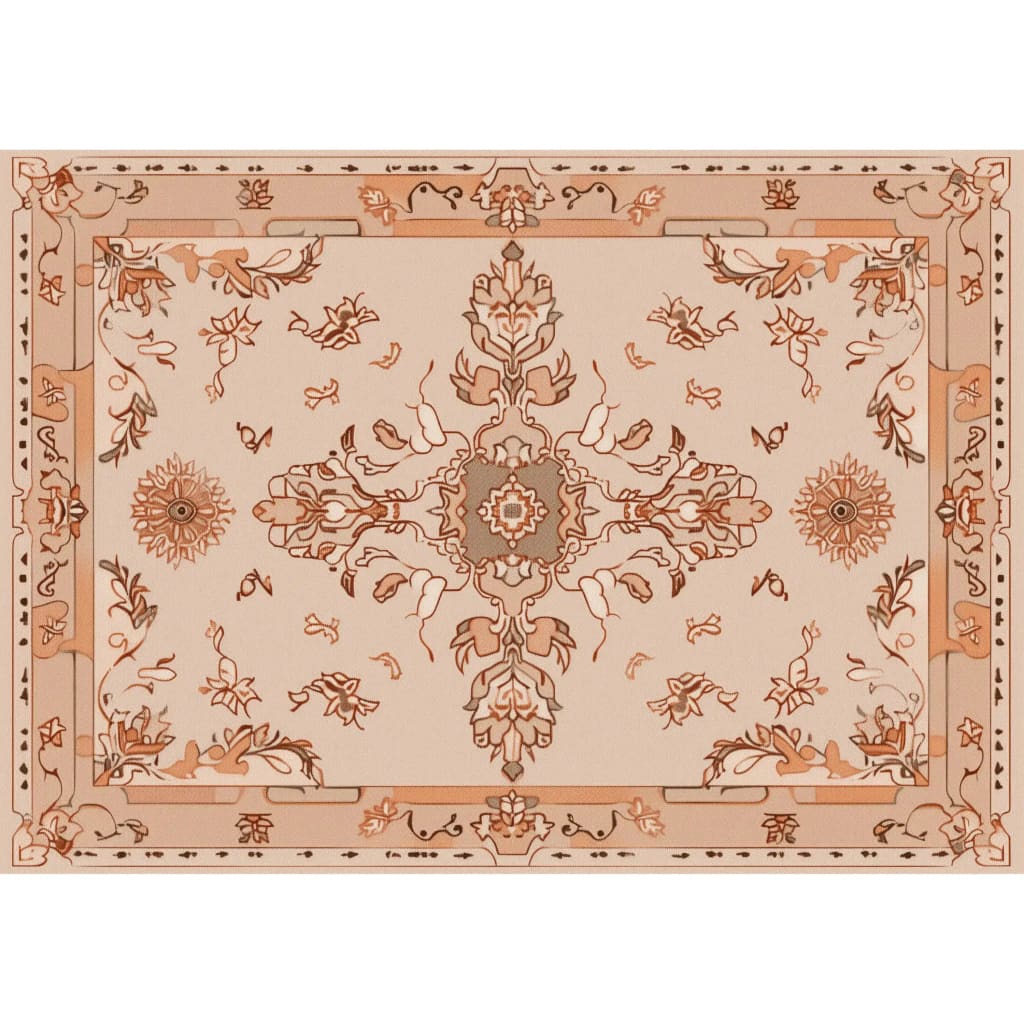 Elegant Timeless Tradition Hand Tufted Area Rug featuring a classic Persian design with intricate floral patterns in warm beige and brown tones. Perfect for enhancing the decor of a living room or dining room. This vintage wool rug is ideal for those seeking living room rugs 8x10 or area rugs for living room spaces.