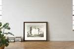 Framed room mockup - leaning