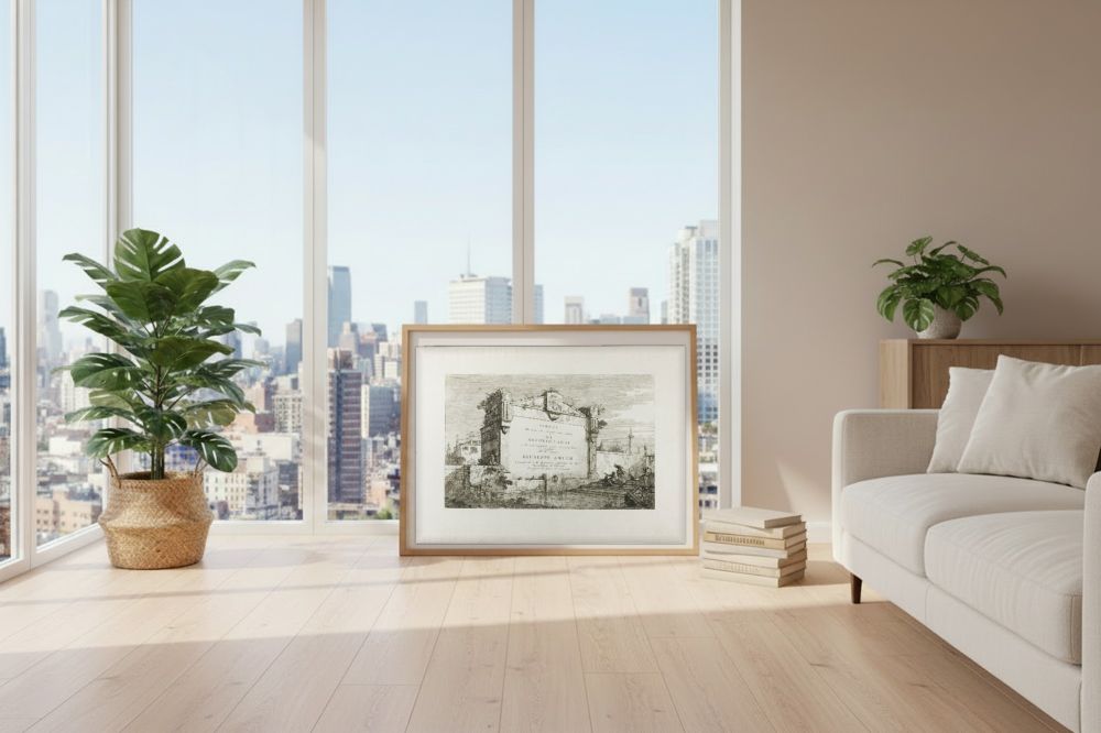 Framed room mockup - loft