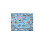 Traditional Floral Hand Tufted Wool Rug - Blue - MAIA HOMES