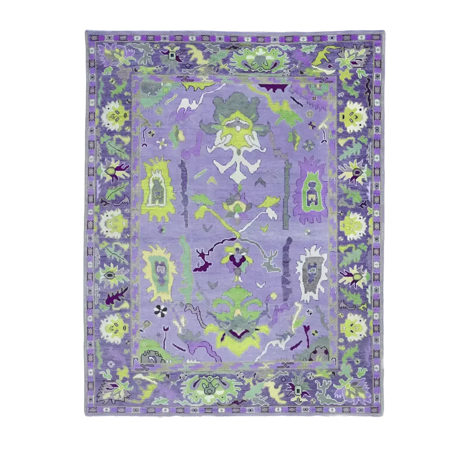 Beautiful Traditional Floral Hand Tufted Wool Rug in a vibrant purple color, perfect for enhancing any living room or office space. This area rug features intricate floral patterns, making it an ideal choice for those seeking stylish wool rugs for living rooms or rugs for office settings.