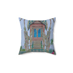 Tribal Clay Life Spun Polyester Square Throw Pillow