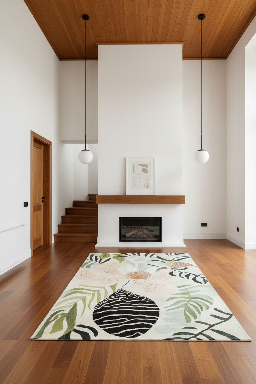 Tropical Garden Whispers Hand Tufted Rug