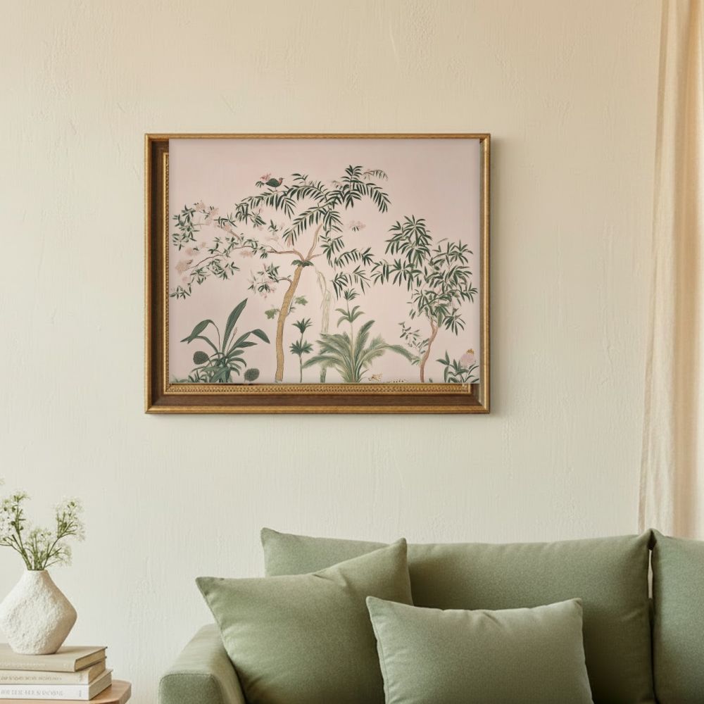 Framed room mockup - sage