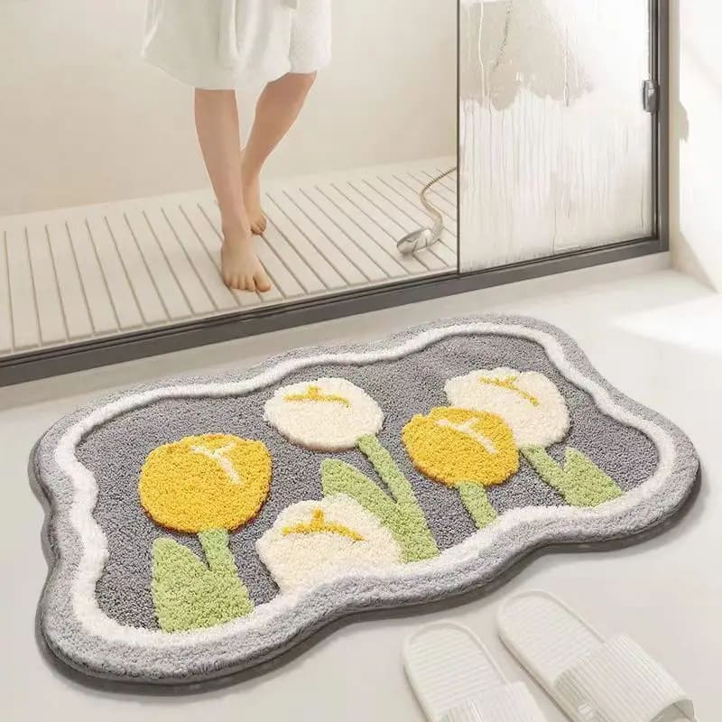 Tulip Garden Bath Mat