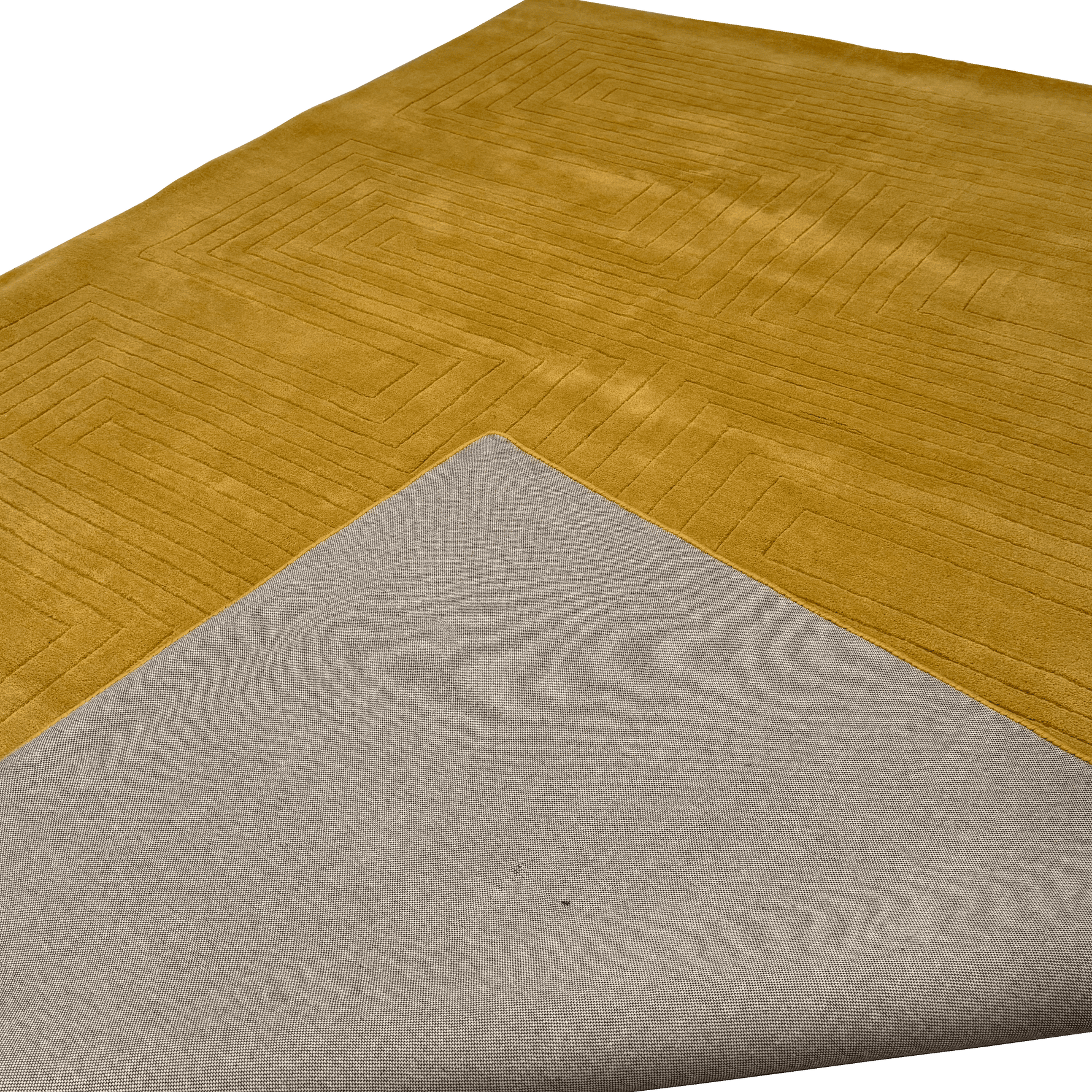 Turmeric Artic Geo Modern Hand Tufted Wool Rug