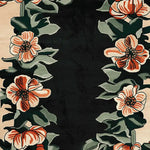 Elegant hand-tufted area rug featuring a twilight rose parade design with vibrant floral patterns. This wool rug is perfect for enhancing living room spaces, making it an ideal choice for those seeking stylish and cozy area rugs for living rooms.