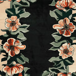 Elegant hand-tufted area rug featuring a twilight rose parade design with vibrant floral patterns. This wool rug is perfect for enhancing living room spaces, making it an ideal choice for those seeking stylish and cozy area rugs for living rooms.