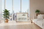 Framed room mockup - loft